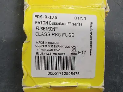 NEW BUSSMANN FRS-R-175