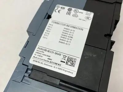 USED SIEMENS CIRCUIT BREAKER 3-POLE 125 BREAKING CAPACITY