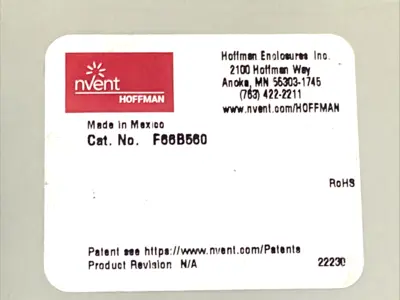 Used NVENT HOFFMAN Barrier Bracket Mount Gray Electrical Boxes Michigan US | Maverick Industrial Sales #1402230