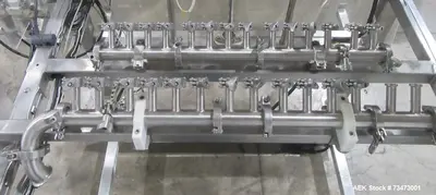 Used Inline Filling Systems 14-Head Automatic Inline Pressure Filler