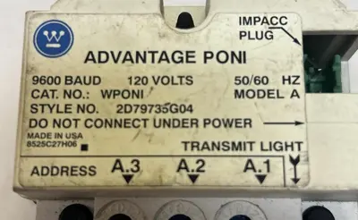 Used WESTINGHOUSE WPONI Industrial Controls Ohio US | Surplus Asset Holdings #1246963