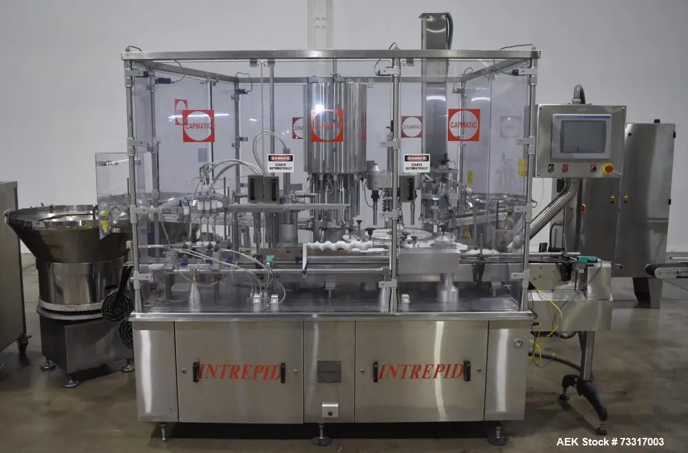 Used CAPMATIC F4-A/X-PP-222 Liquid Fillers | Aaron Equipment #419842