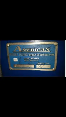 58" AMERICAN UNDER-FLOOR RAILWAY RE-PROFILE / TRUING WHEEL LATHE: YOBRO #24056
