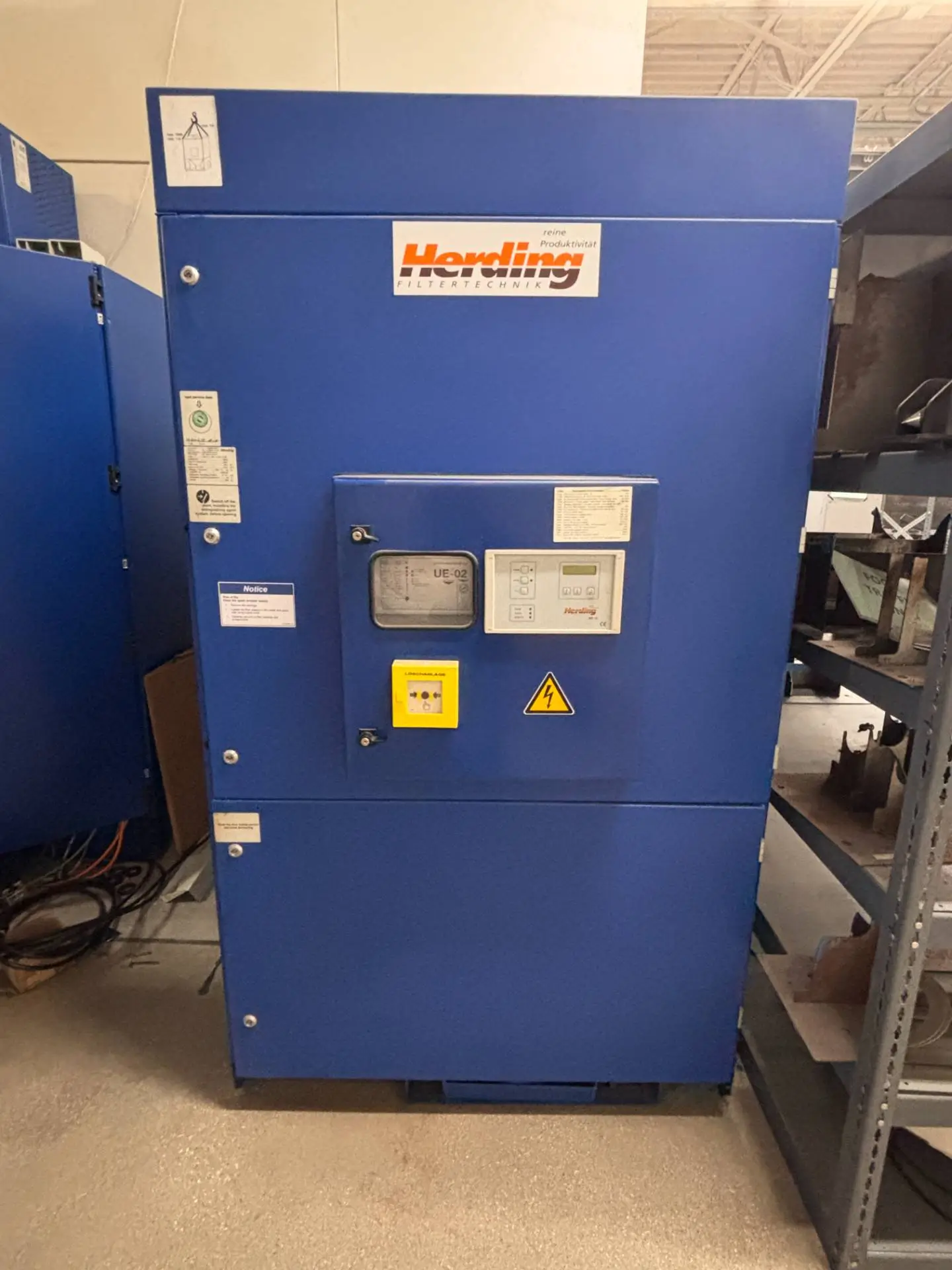 Used 2007 HERDING DELTA 1200-10(12)/9 SC Dust Collectors Illinois US | Aucto #1344117