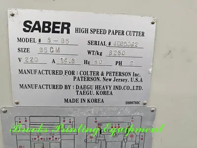 USED 2007 DAEGU HEAVY IND. CO. LTD S-95