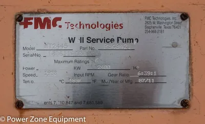 USED FMC WT2445