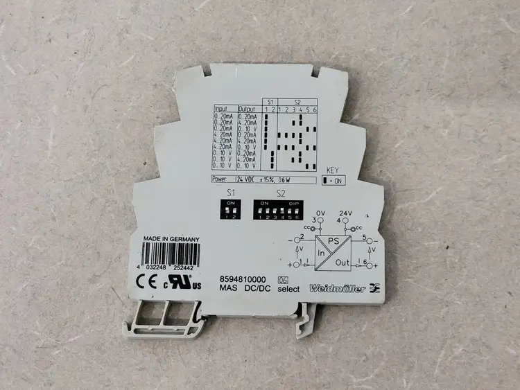Used WEIDMULLER 8594810000 Misc Electrical & Power Parts British Columbia CA | Lenmark #253571