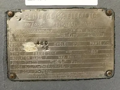 USED GENERAL ELECTRIC 5K364YK3040V