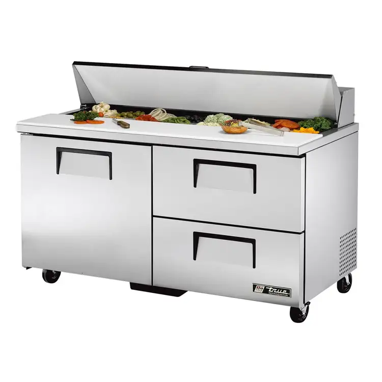 Used True TSSU-60-16D-2-HC Food Prep Tables Illinois US | Falcon Restaurant Supply #1374146