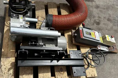 Tawi Lyftman Vacuum Lift System Pump SA350/2 ~ Foot VM180~ Filter unit ~ 40' in Rails +
