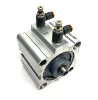 Used Metal Work Pneumatic Compact Pneumatic Cylinder 063 Bore, 0025 Stroke Pneumatic Cylinders Michigan US | Maverick Industrial Sales #1393465