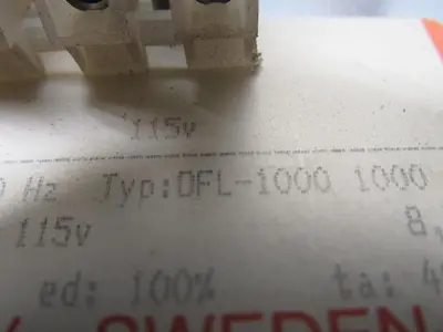 Tramo Type OFL-1000 Transformer 1000VA 460V Pri. 115V SEC  8.7A 50/60Hz