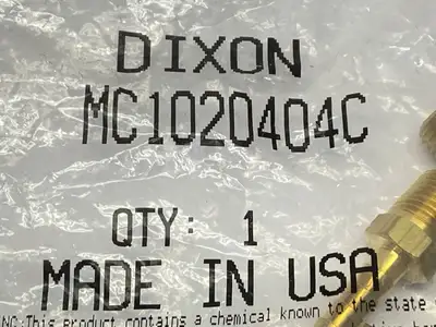 1020404C | Dixon  Hose Barb Adapter 3/8" NPT x 3/8" Hose Barb LOT OF 10 - New