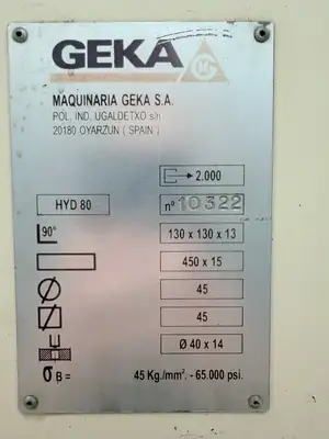 Geka Hyrdacrop 80A Steel Worker