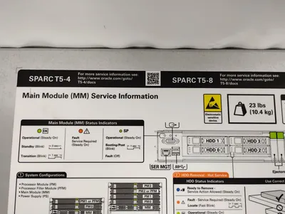 USED Sun Oracle T5-4 / T5-8