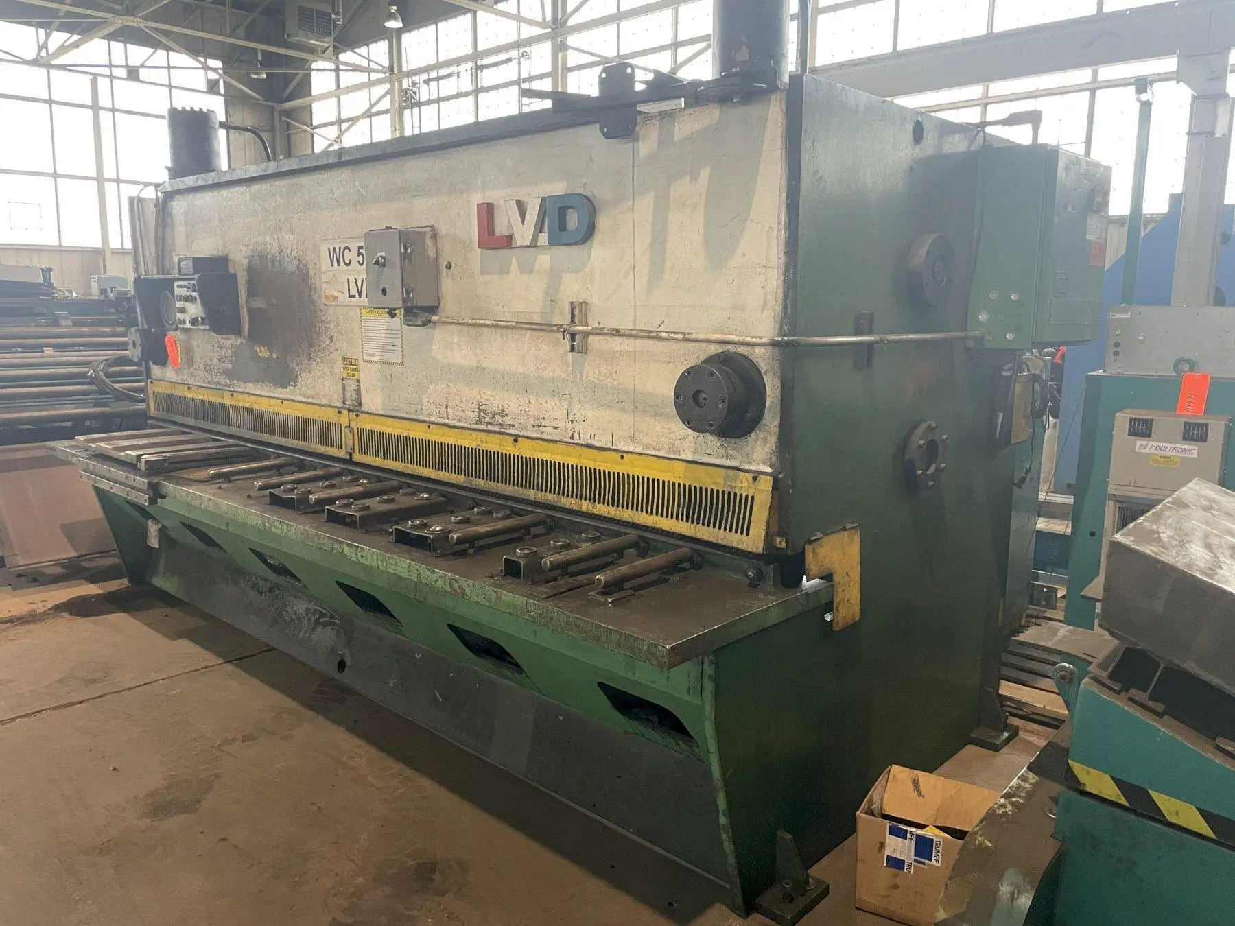 12' X 1/2" LVD MODEL #12-OH-50 HYDRAULIC POWER SHEAR: STOCK 16342
