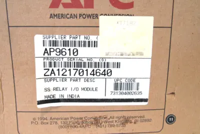 NEW AP&C APC AP9610