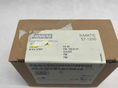NEW SIEMENS SIMATIC S7-1200 ANALOG INPUT MODULE SM1231 4X13 BIT