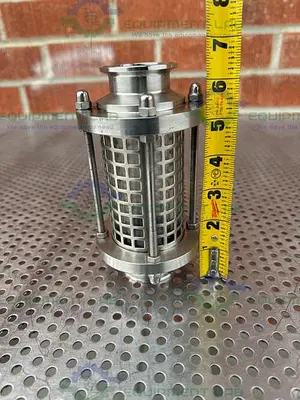 USED GLACIER TANKS SGF-TW-G150-KFM-9MM TRI CLAMP INLINE SIGHT GLASS 1 1/2" FITTING