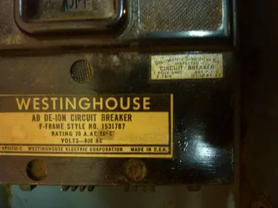 Used WESTINGHOUSE 1470598-A Electrical Panels Michigan US | Ideal Machinery #1308910