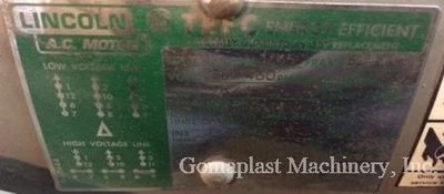40 HP AC Lincoln Motor, Item # 1659