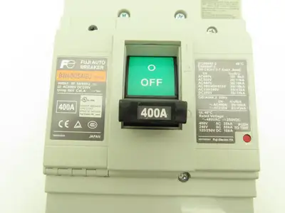 Fuji Electric BW400SAGU-3P400 3 Pole Auto Circuit Breaker 400A 690V IEC