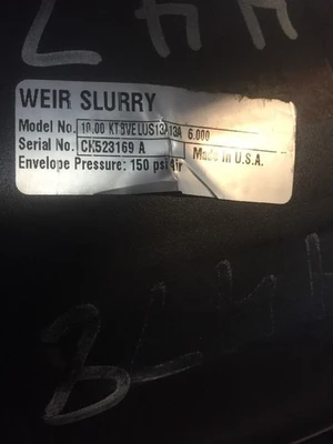 NEW Weir YAC10X150-A255