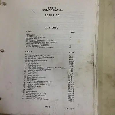 USED CLARK EQUIPMENT SM548