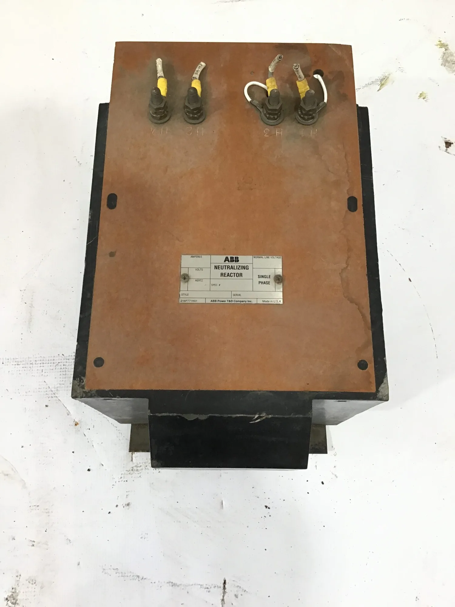 ABB 7882A27G03 Neutralizing Reactor Single Phase 0.1A