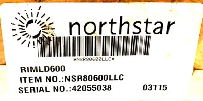 NEW SEALED NORTHSTAR NSR80600LLC TACHOMETER PULSE COUNTER RIMLD600