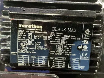 Used MARATHON ELECTRIC XVH145THTN6046BA 6M A.C. Motors Ohio US | HGR 24 #1406138