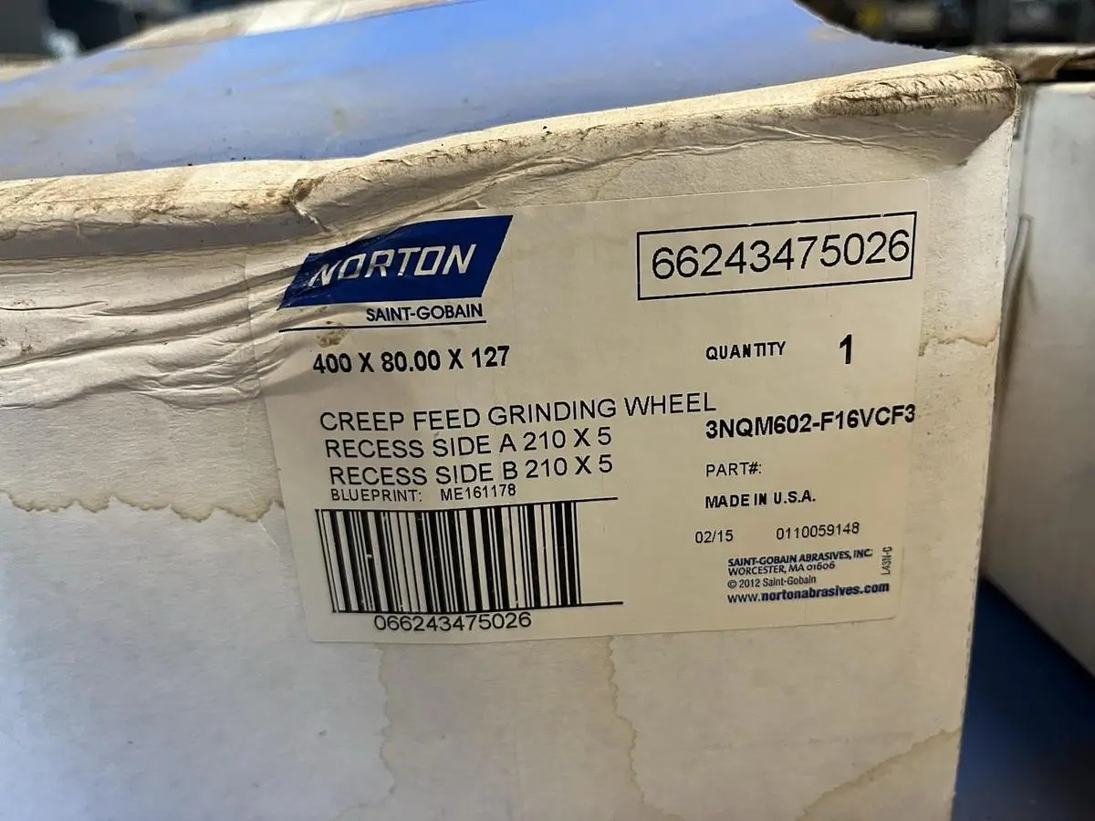 New | in-Stock NORTON 66243475026 Grinding Wheels Ohio US | Surplus Asset Holdings #1518750