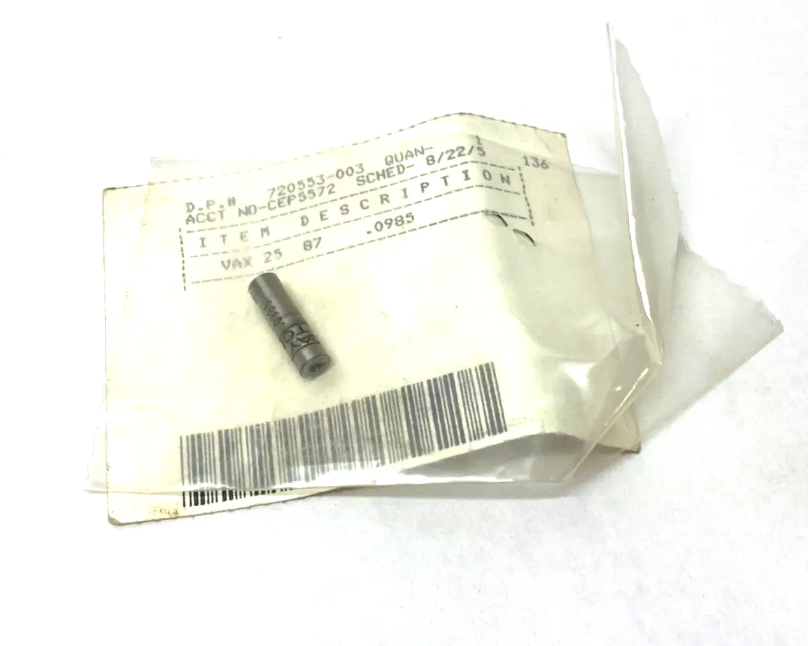 New | in-Stock DAYTON BLANK DIE PUNCH BUTTON PRESS .0985 Taps & Dies | Maverick Industrial Sales #1108753