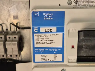Power Distribution Center (PDC) - 600 Amp Main Breaker
