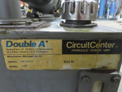 20 hp Hydraulic Power pack with resevoir