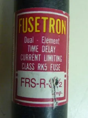 USED FUSETRON FRS-R-3-1/2