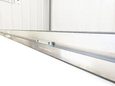 50mm Aluminum Dual Belt Conveyor 40mm Twin Belt 18"OAW 59.5"L No Drive