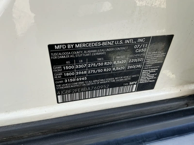 Used 2011 MERCEDES-BENZ GL350 SUVs Michigan US | Miedema Asset Management Group #1474428