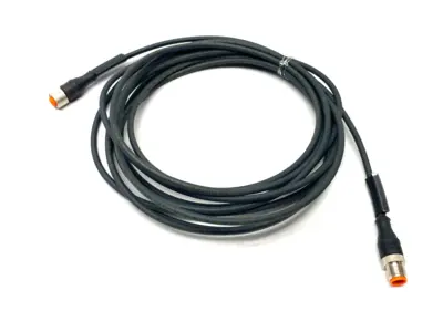 USED LUMBERG AUTOMATION DBL-ENDED CONNECTION CORDSET M12 4-PIN M TO F