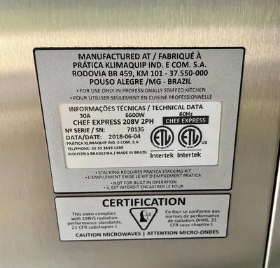 USED MTI MULTI CHEF XL