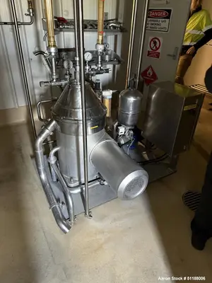 Used Complete Lipids Production Plant – Evaporator, Alfa Laval Disc Centrifuge, Centritherm & Tanks