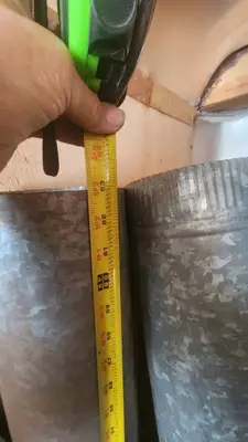 Galvanized Duct Pipes and Accessories 6 1/2"