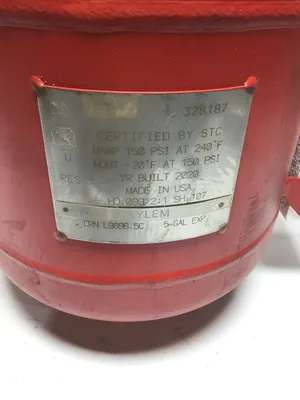 USED XYLEM 📏 MODEL: PTA-12 WITH APPROXIMATELY 5-GALLON EXPANSION CAPACITY
