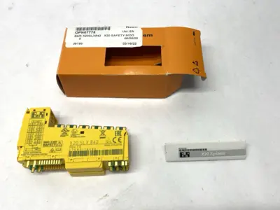 USED B&R REV. F0 SAFETY I/O MODULE 8 SAFE DIGITAL INPUTS 4 PULSE OUTPUTS