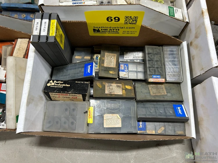 Used _UNKNOWN_ LARGE QUANTITY OF ASSORTED CARBIDE INSERTS Carbide Inserts Illinois US | Heath Industrial Auction Services #1549652