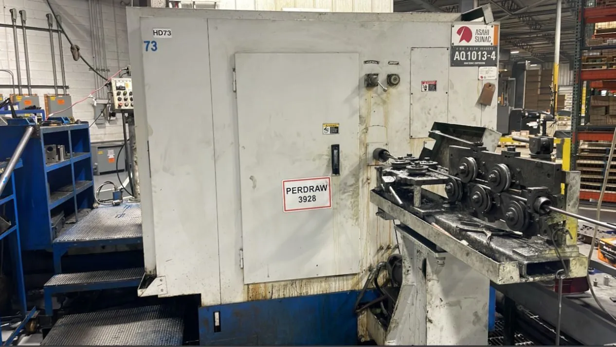 Used ASAHI SUNAC AQ1013-4 Forming Machine Ohio US | Barbarotto Int'l Sales Corp #1513012