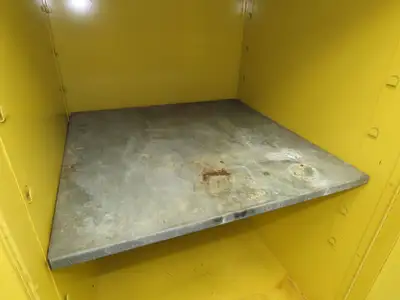 Eagle 1962 Flammable Safety Cabinet 60 Gallon Yellow Flammable Liquid