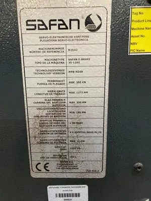 SAFAN E Brake 35-1250 Press Brake | Machinery For Sale (6)