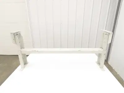 Hytrol HPS-6 43"W Conveyor Leg Stationary Floor Support 19-5/8" to 25-5/8" WHITE