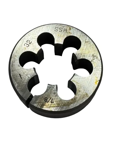ProCut 7/8"-32 UN HSS Adjustable Round Die 2" Outside Diameter